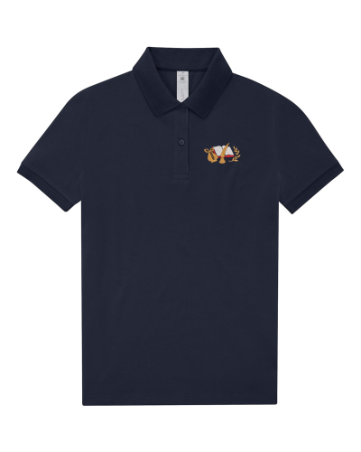 Polo marškinėliai merginoms su užrašu