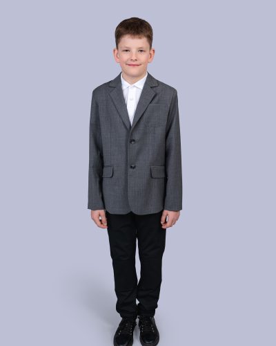 Klasikinis švarkas vaikinams (pusvilnė)