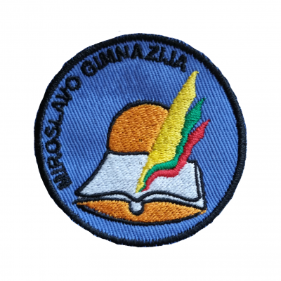 Miroslavo gimnazijos emblema