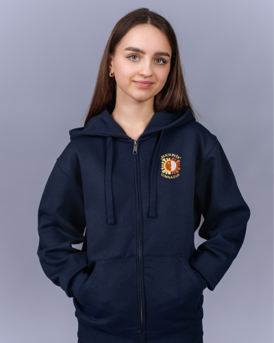 Džemperis užtraukiamas su užrašu