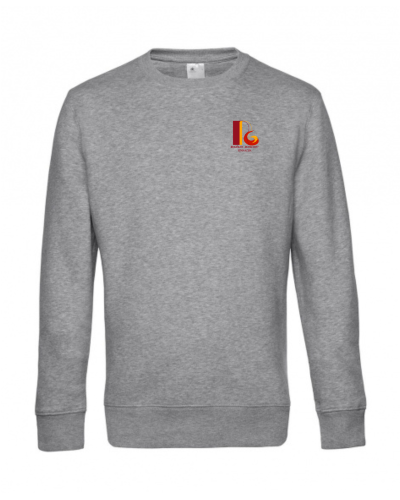 Džemperis be gobtuvo su užrašu