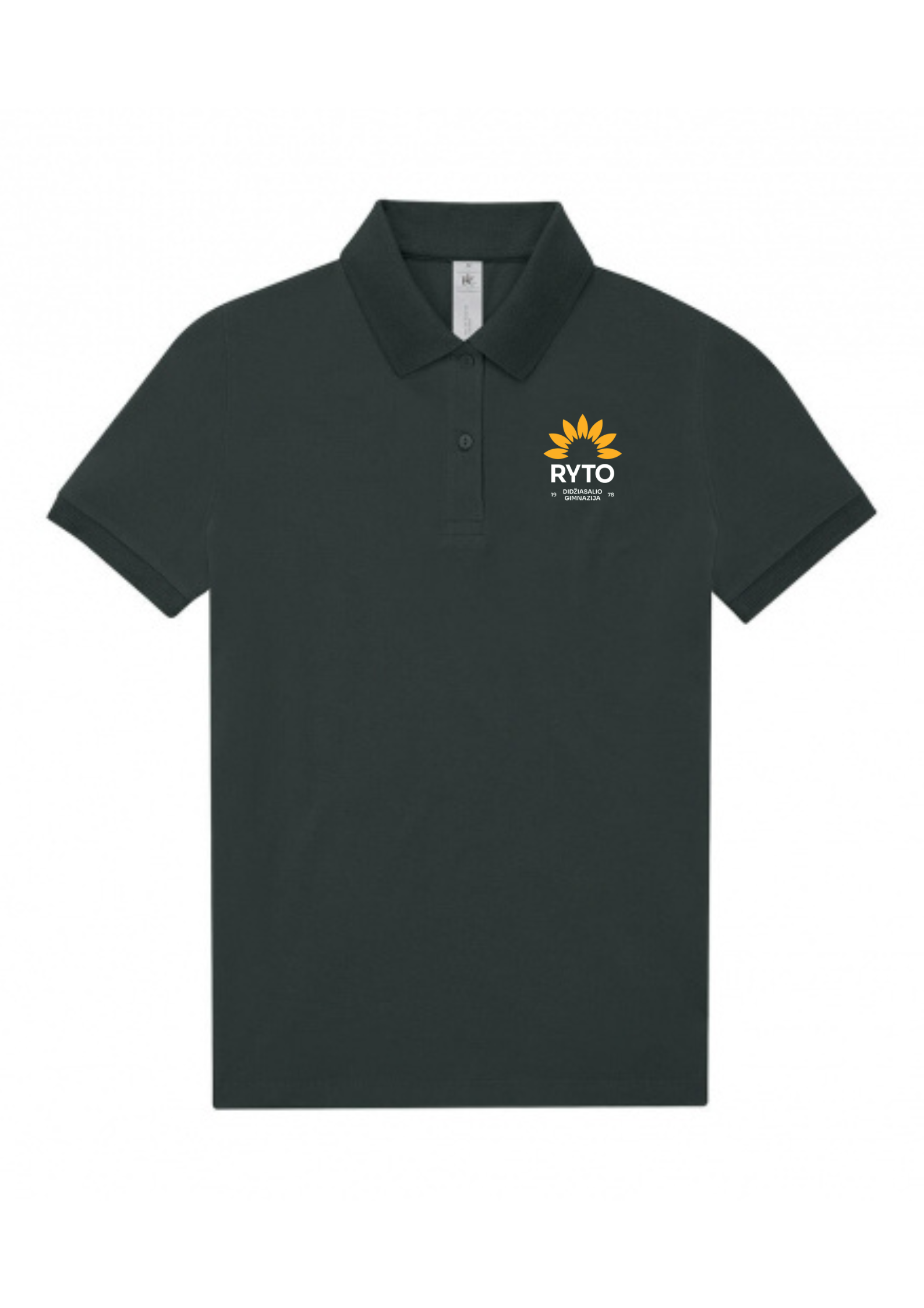 Polo marškinėliai merginoms su spauda