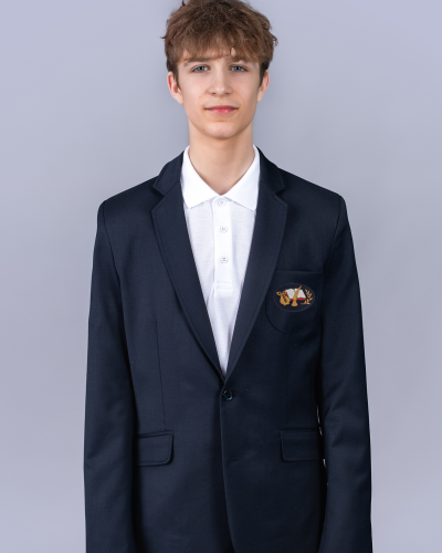 Švarkas berniukams su emblema